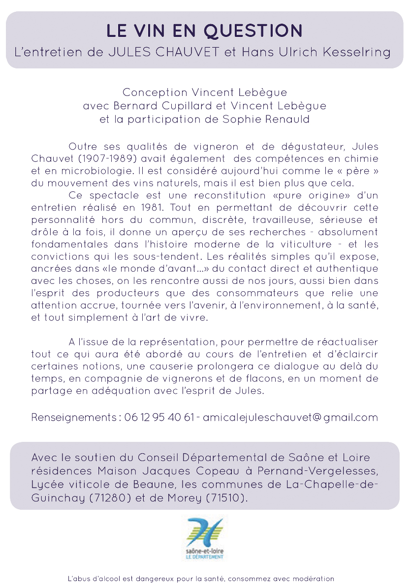 Flyer le vin en question verso